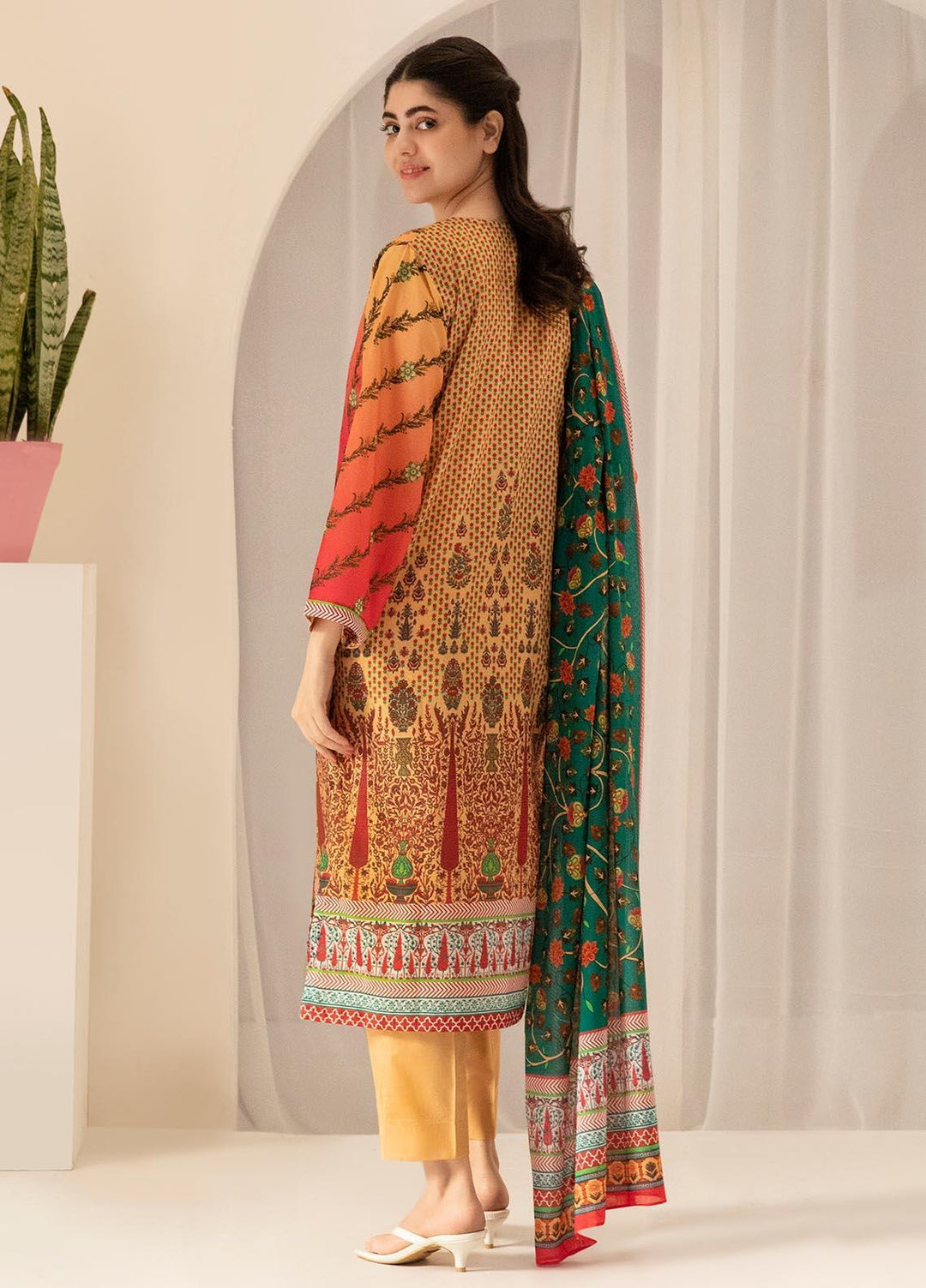 Zellbury Printed Lawn Suits Unstitched 3 Piece ZL21UL ZW-758 - Summer Collection