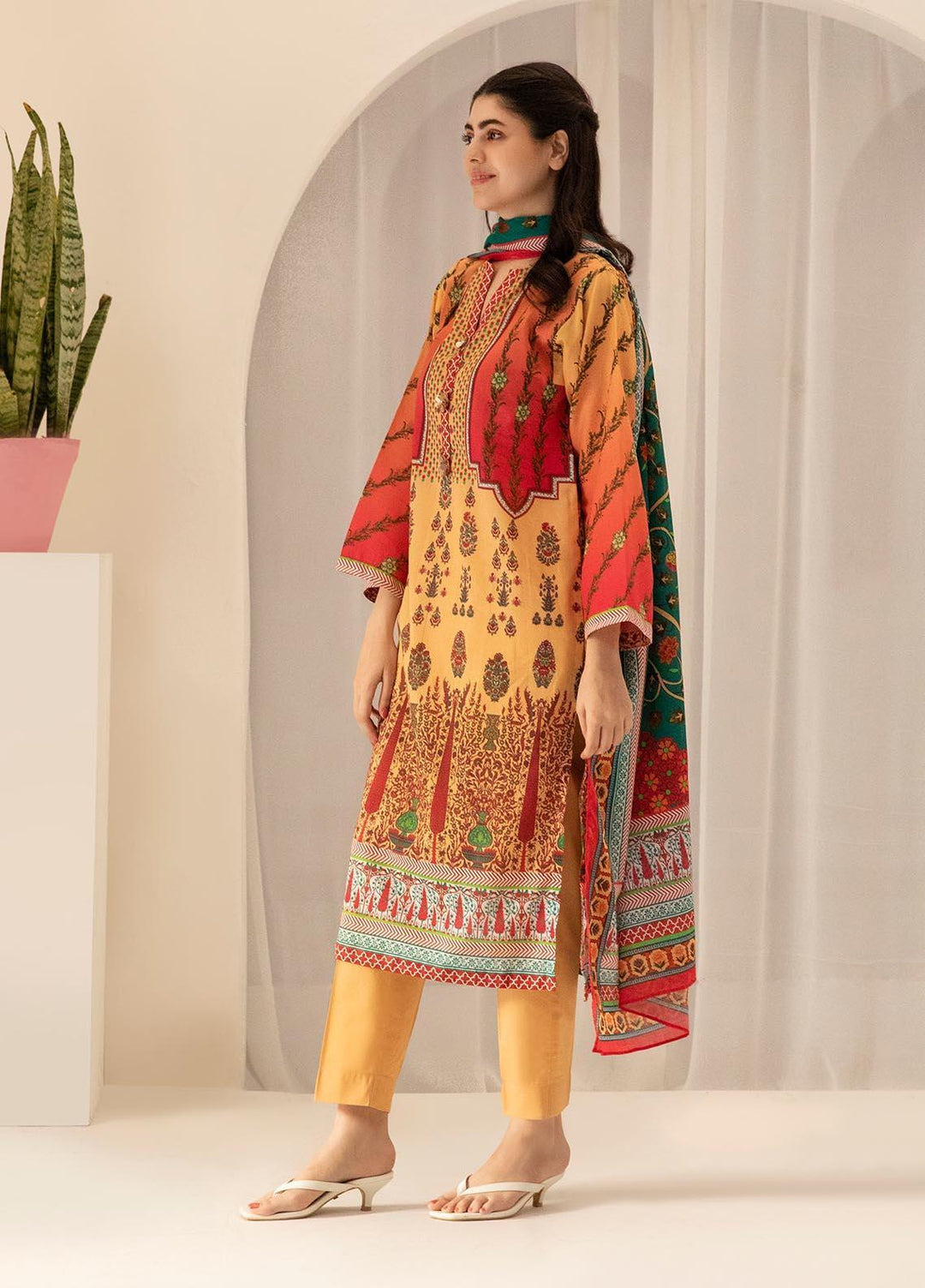Zellbury Printed Lawn Suits Unstitched 3 Piece ZL21UL ZW-758 - Summer Collection