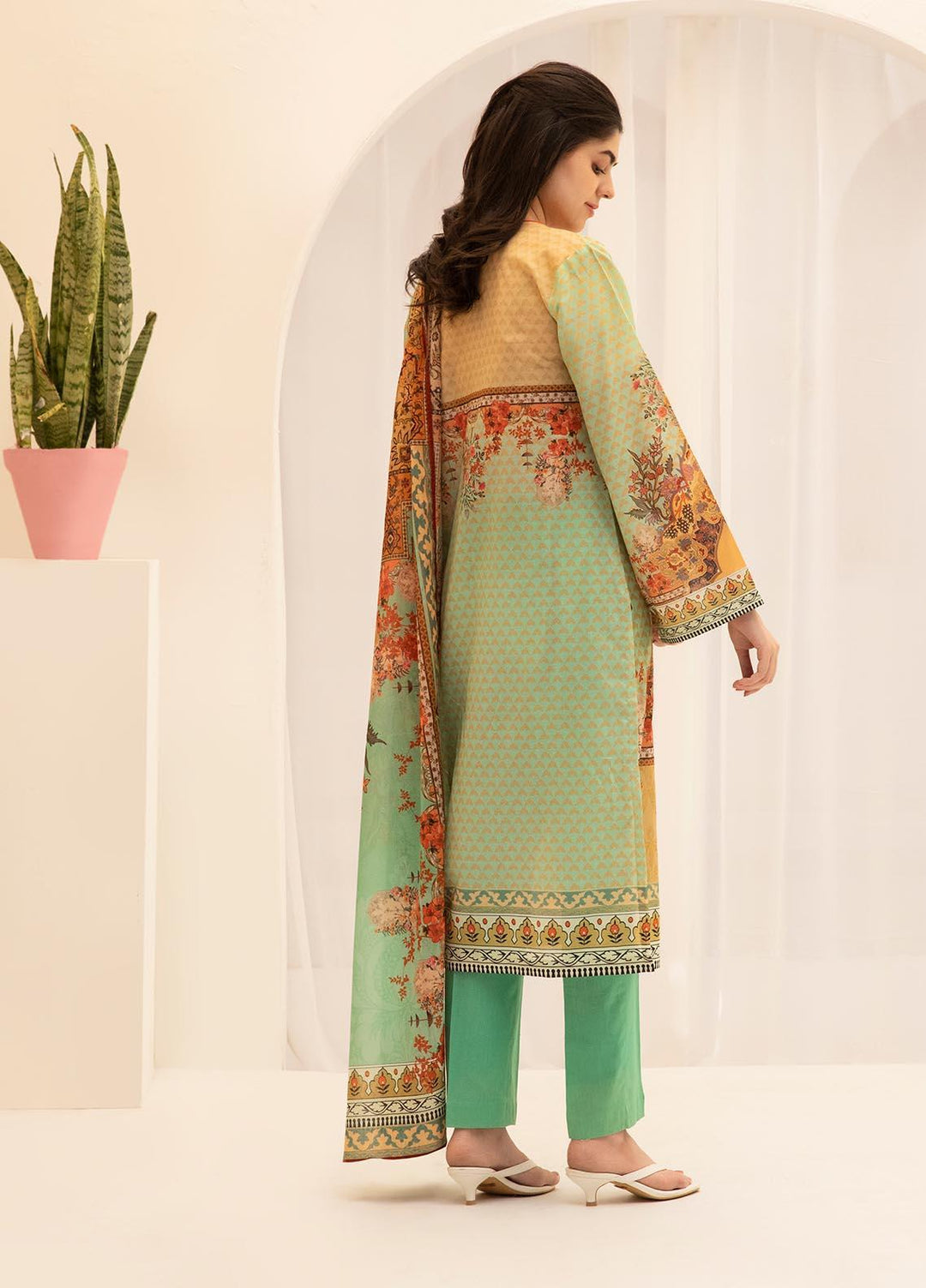 Zellbury Printed Lawn Suits Unstitched 3 Piece ZL21UL ZW-771 - Summer Collection