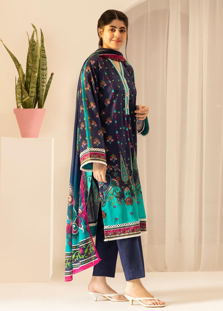 Zellbury Printed Lawn Suits Unstitched 3 Piece ZL21UL ZW-772 - Summer Collection