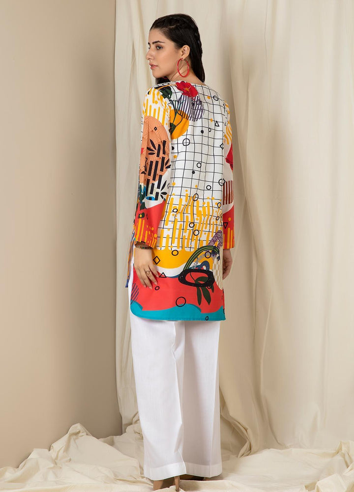 Zellbury Printed Lawn  Unstitched Kurties ZL21UL ZW-800 - Summer Collection