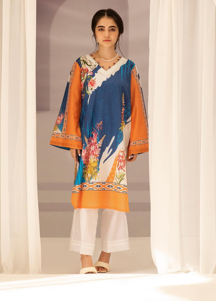 Zellbury Printed Lawn Suits Unstitched 2 Piece ZL21UL ZW-806 - Summer Collection