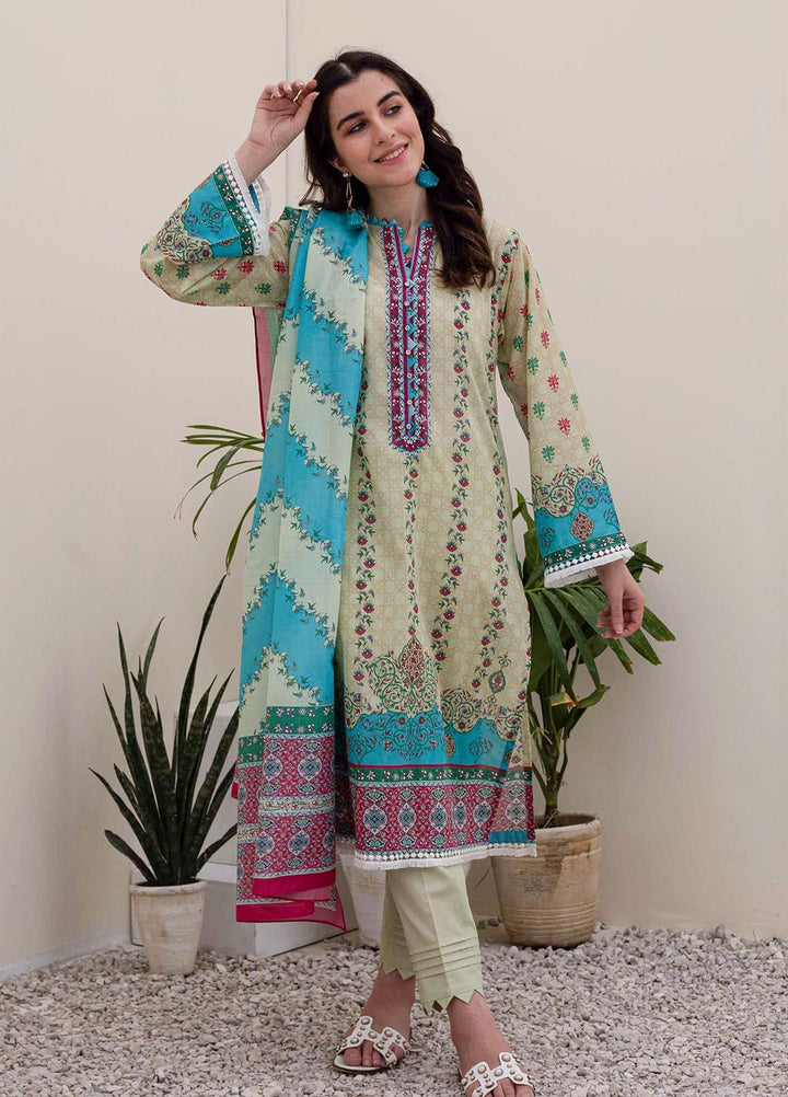 Zellbury Printed Lawn Suits Unstitched 2 Piece ZL21UL ZW-906 - Summer Collection
