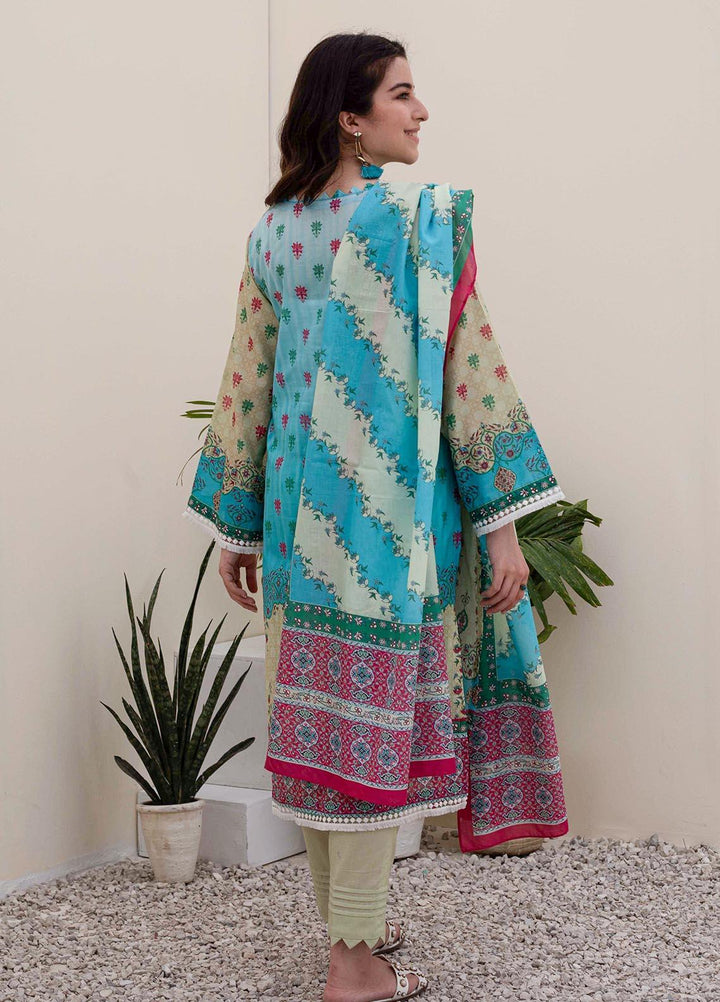 Zellbury Printed Lawn Suits Unstitched 2 Piece ZL21UL ZW-906 - Summer Collection