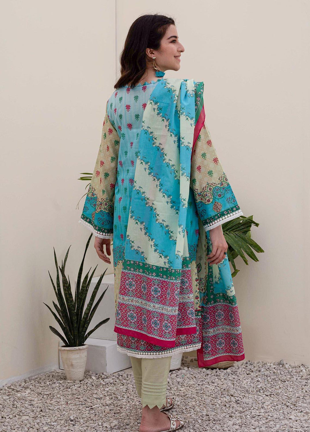 Zellbury Printed Lawn Suits Unstitched 2 Piece ZL21UL ZW-906 - Summer Collection