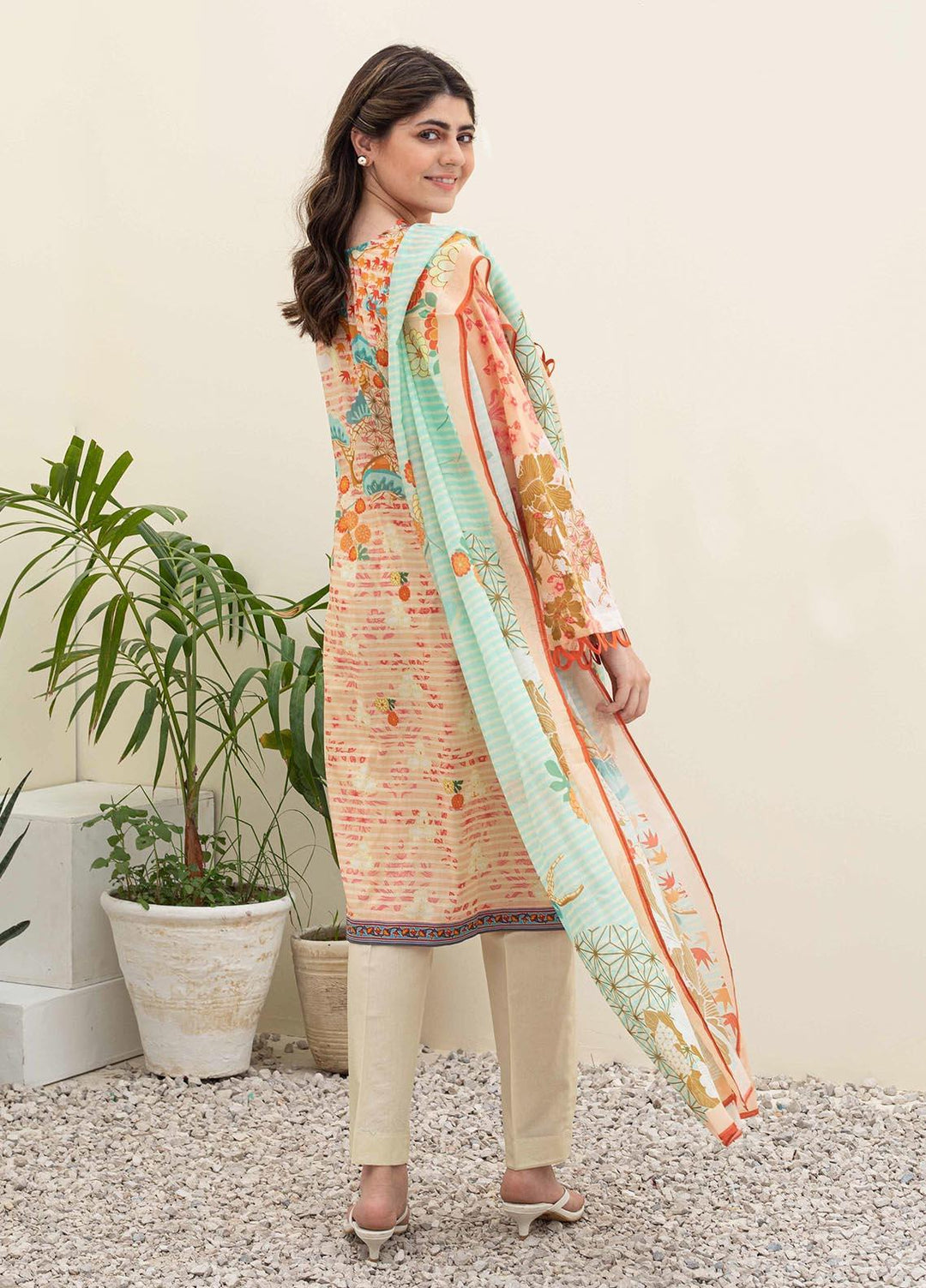 Zellbury Printed Lawn Suits Unstitched 3 Piece ZL21UL ZW-910 - Summer Collection