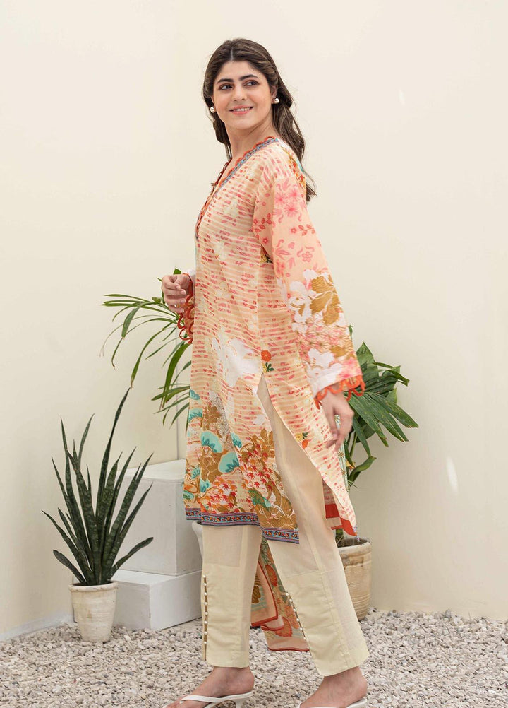 Zellbury Printed Lawn Suits Unstitched 3 Piece ZL21UL ZW-910 - Summer Collection
