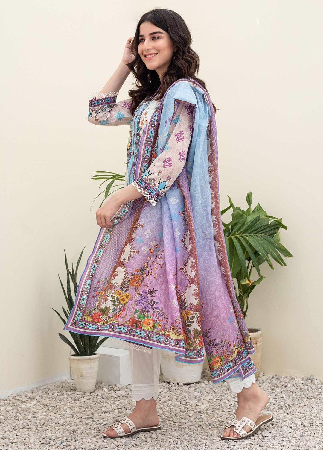 Zellbury Printed Lawn Suits Unstitched 2 Piece ZL21UL ZW-913 - Summer Collection