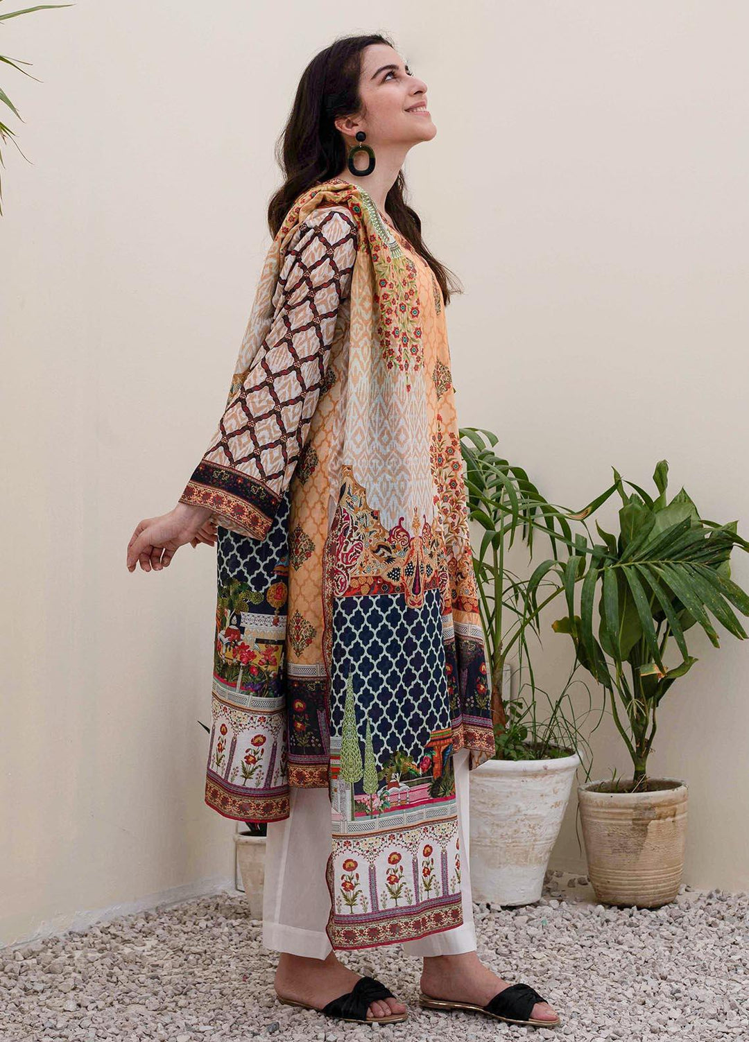 Zellbury Printed Lawn Suits Unstitched 3 Piece ZL21UL ZW-928 - Summer Collection