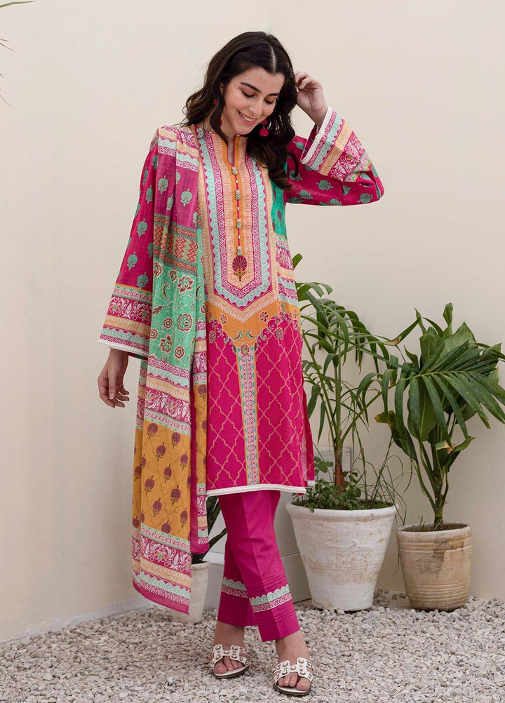 Zellbury Printed Lawn Suits Unstitched 3 Piece ZL21UL ZW-929 - Summer Collection