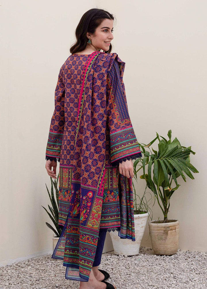 Zellbury Printed Lawn Suits Unstitched 3 Piece ZL21UL ZW-930 - Summer Collection