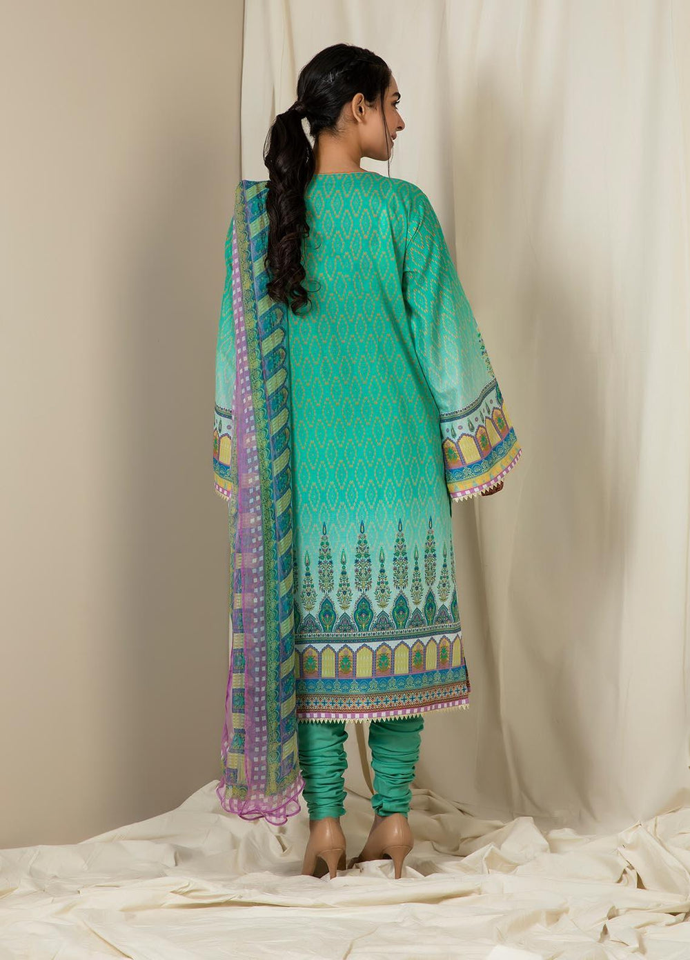 Zellbury Embroidered Lawn Suits Unstitched 2 Piece ZL21UL ZW-E751 - Summer Collection