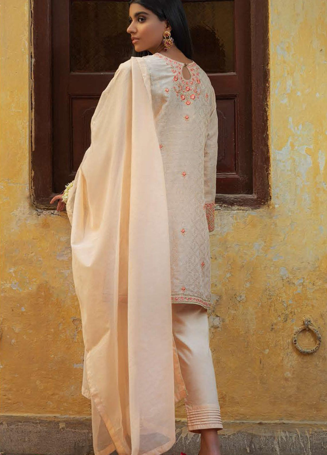 Zellbury Embroidered Jacquard Suits Unstitched 3 Piece ZL21L ZW-019 - Luxury Collection