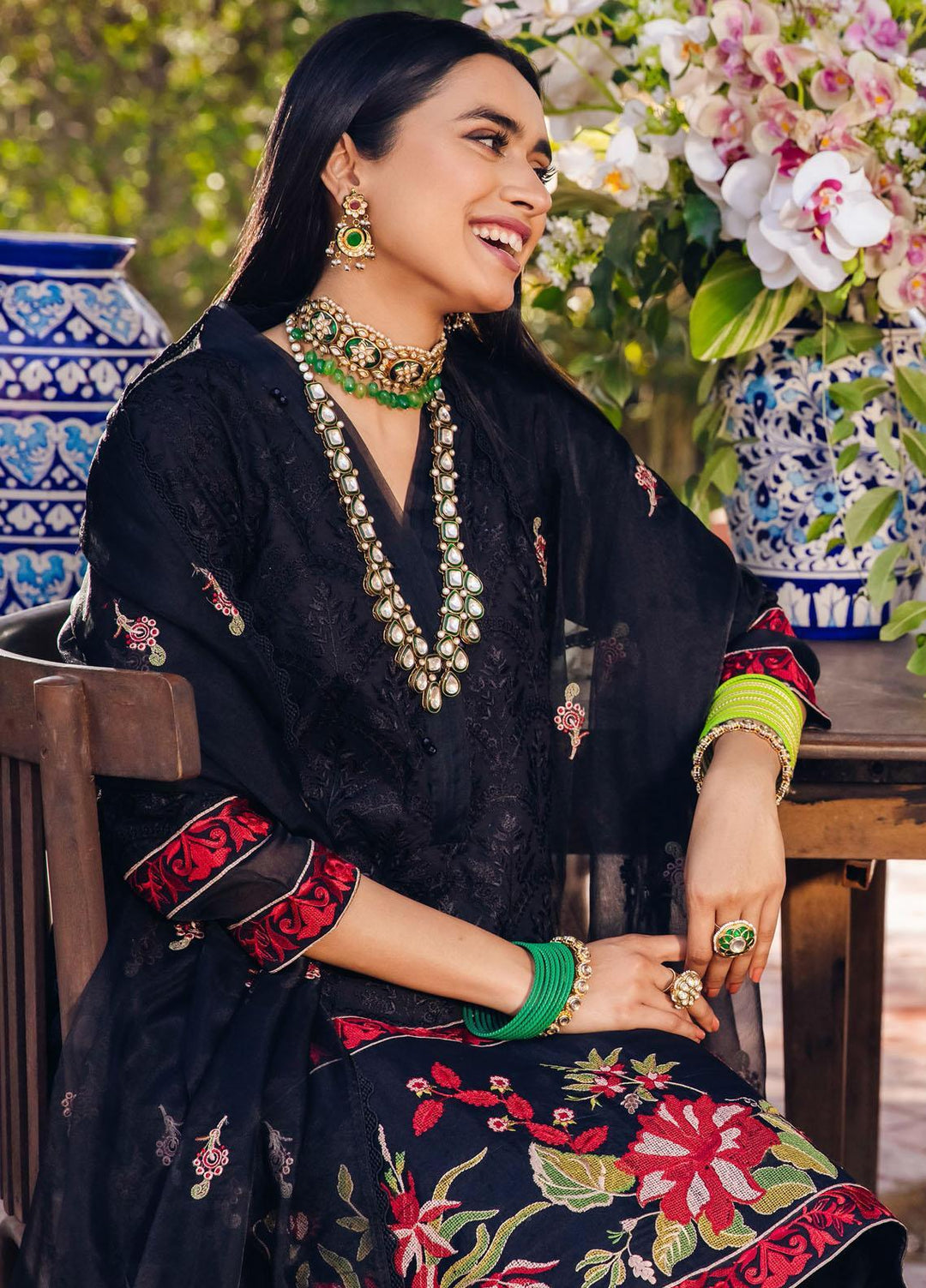 Zellbury Embroidered Cambric Suits Unstitched 3 Piece ZB22LU WULC22E30283 - Luxury Eid Collection