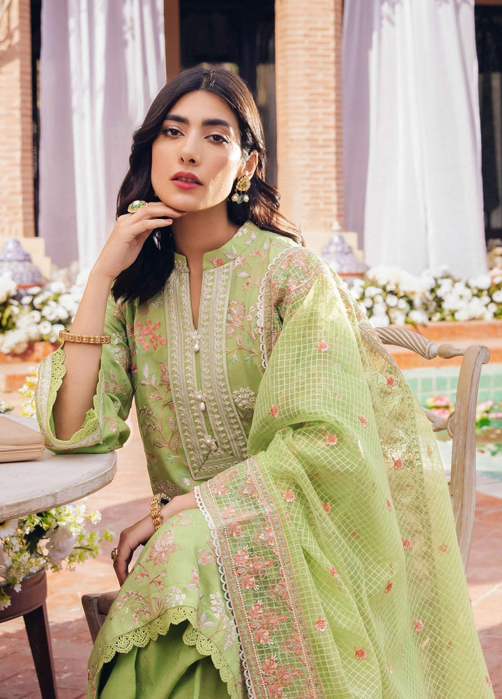Zellbury Embroidered Cambric Suits Unstitched 3 Piece ZB22LU WULC22E30290 - Luxury Eid Collection