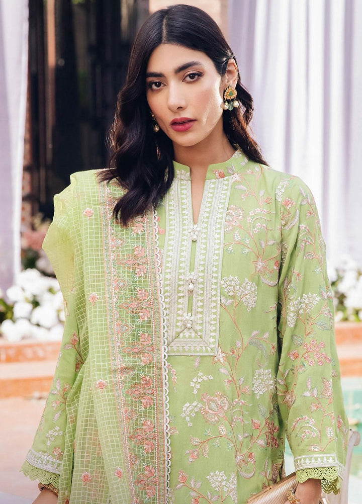 Zellbury Embroidered Cambric Suits Unstitched 3 Piece ZB22LU WULC22E30290 - Luxury Eid Collection