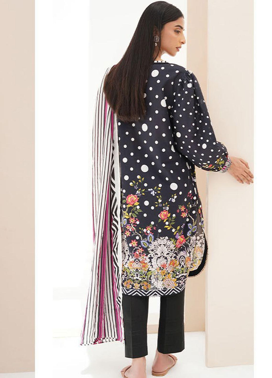 Zellbury Printed Lawn Suits Unstitched 2 Piece ZB23L-V4 WUS23X20308 - Summer Collection