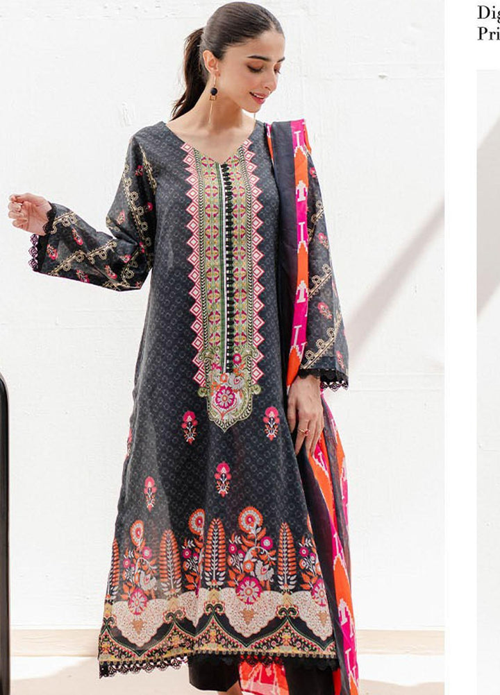 Zellbury Printed Lawn Suits Unstitched 2 Piece ZB23L-V4 WUS23X20221 - Summer Collection