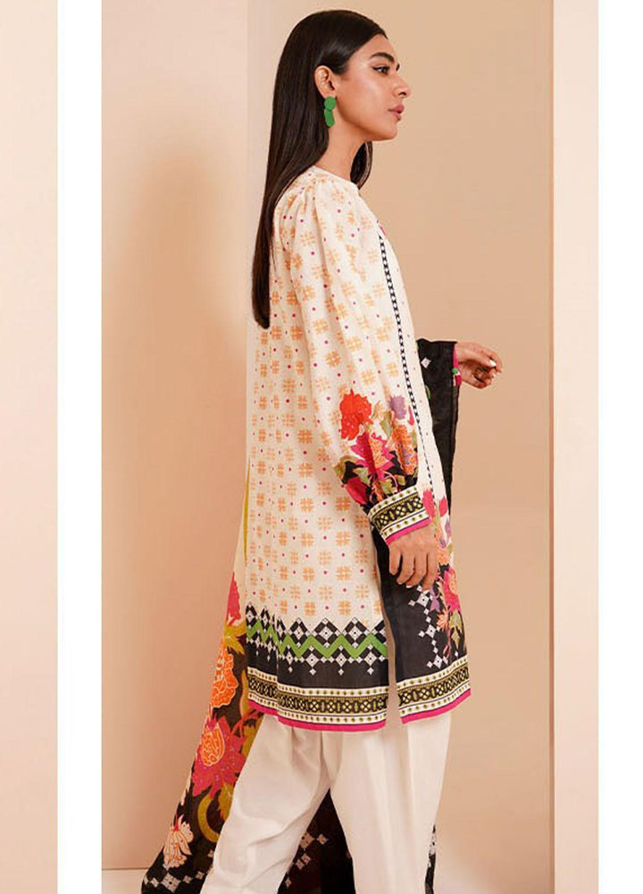 Zellbury Printed Lawn Suits Unstitched 2 Piece ZB23L-V4 WUS23X20307 - Summer Collection