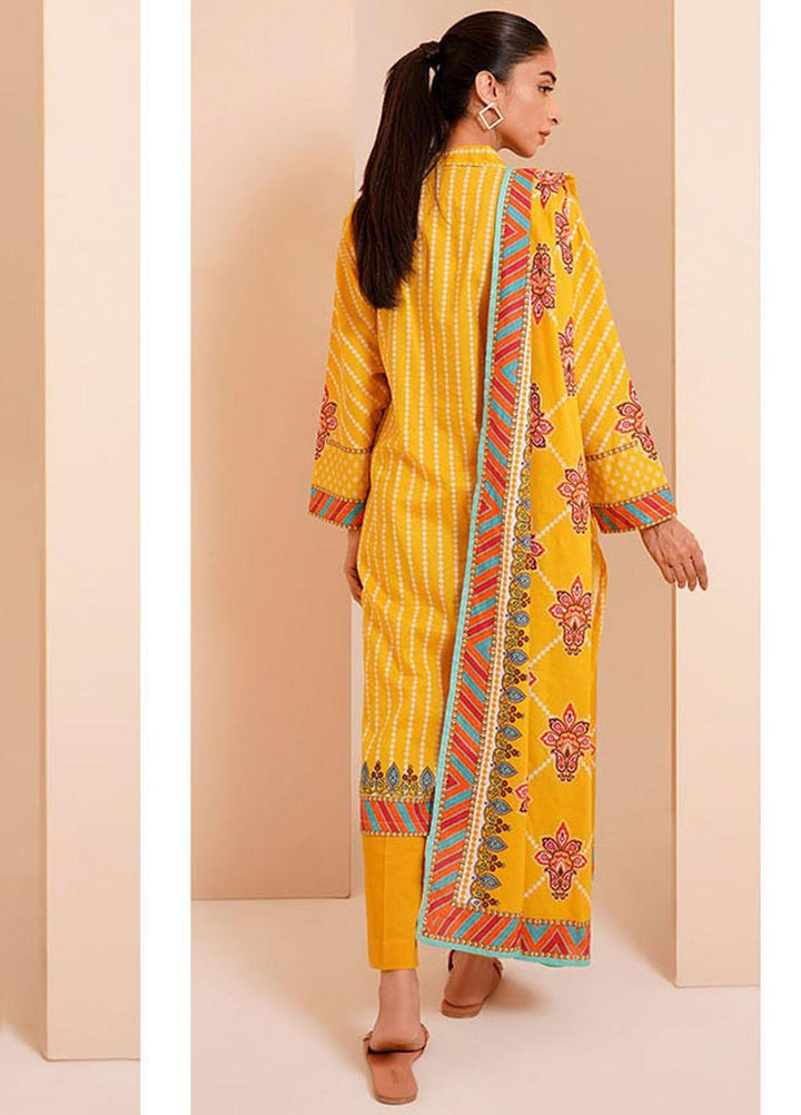 Zellbury Printed Lawn Suits Unstitched 2 Piece ZB23L-V4 WUS23X20389 - Summer Collection