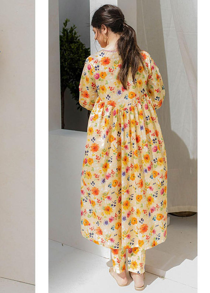 Zellbury Printed Lawn Suits Unstitched 2 Piece ZB23L-V4 WUS23X20506 - Summer Collection