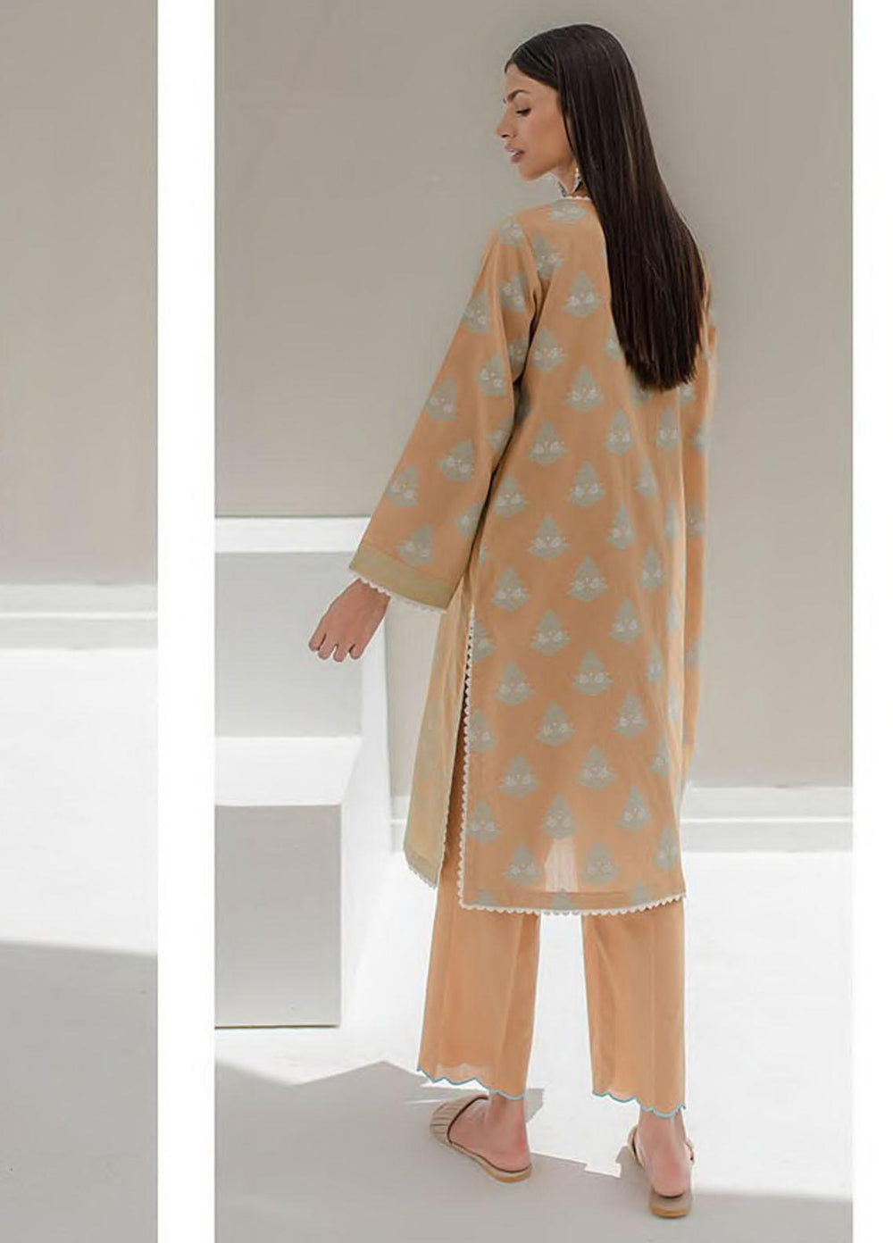 Zellbury Embroidered Jacquard Suits Unstitched 2 Piece ZB23L-V4 WUS23E20617 - Summer Collection