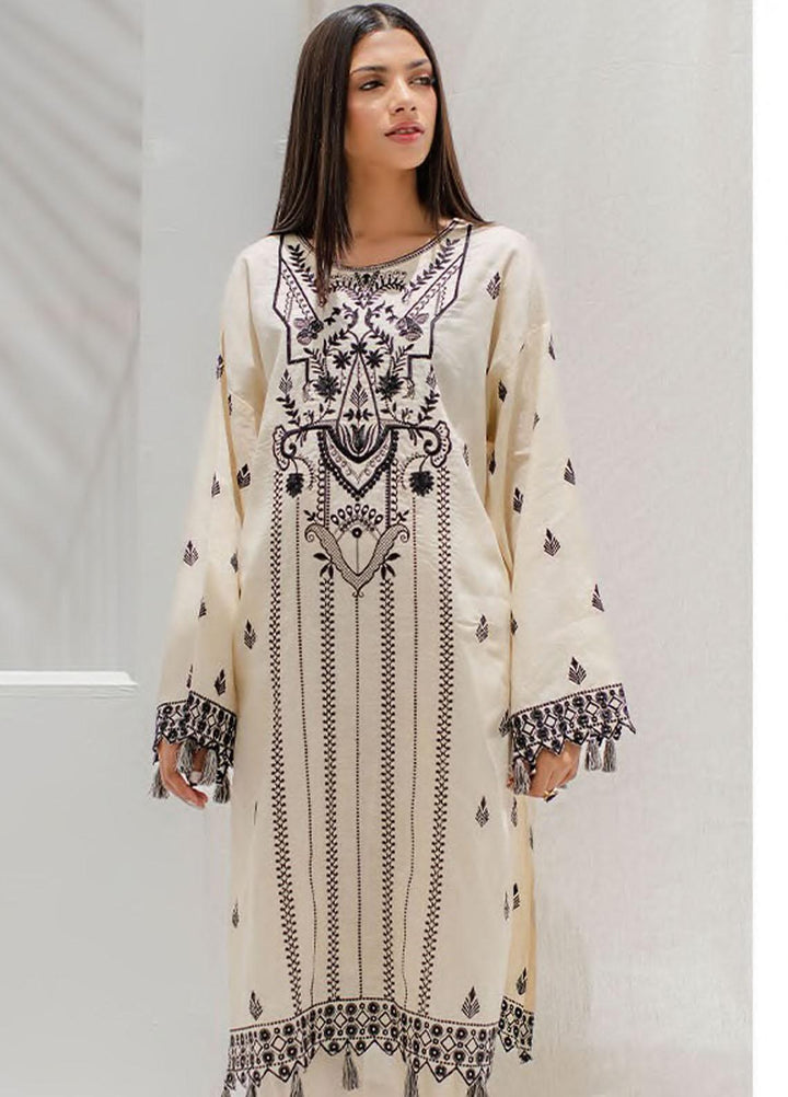 Zellbury Embroidered Jacquard Suits Unstitched 2 Piece ZB23L-V4 WUS23E20657 - Summer Collection
