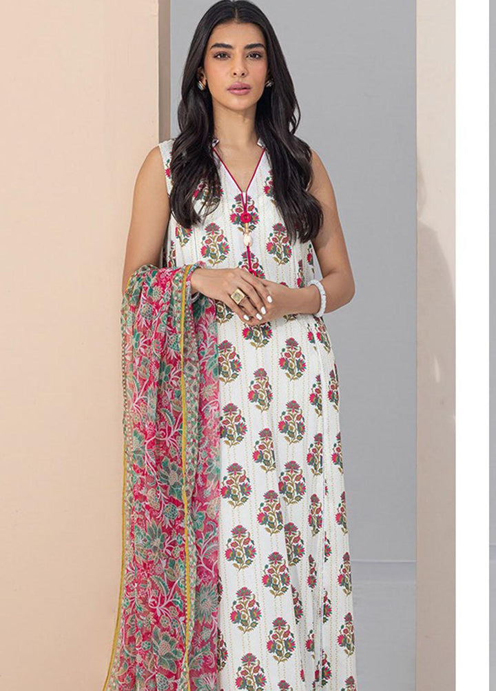 Zellbury Printed Lawn Suits Unstitched 3 Piece ZB23L-V4 WUS23X30319 - Summer Collection