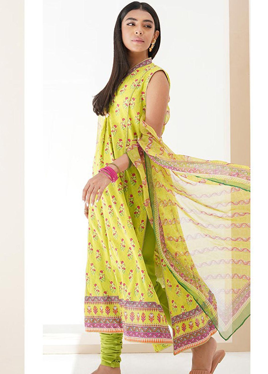Zellbury Printed Lawn Suits Unstitched 3 Piece ZB23L-V4 WUS23X30321 - Summer Collection