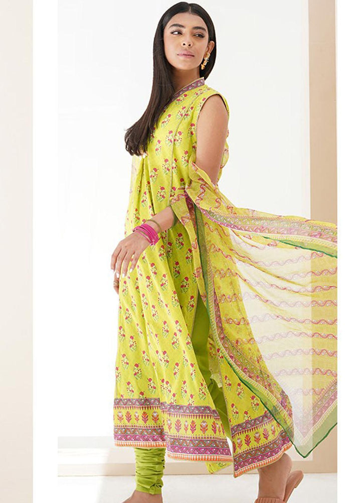 Zellbury Printed Lawn Suits Unstitched 3 Piece ZB23L-V4 WUS23X30321 - Summer Collection