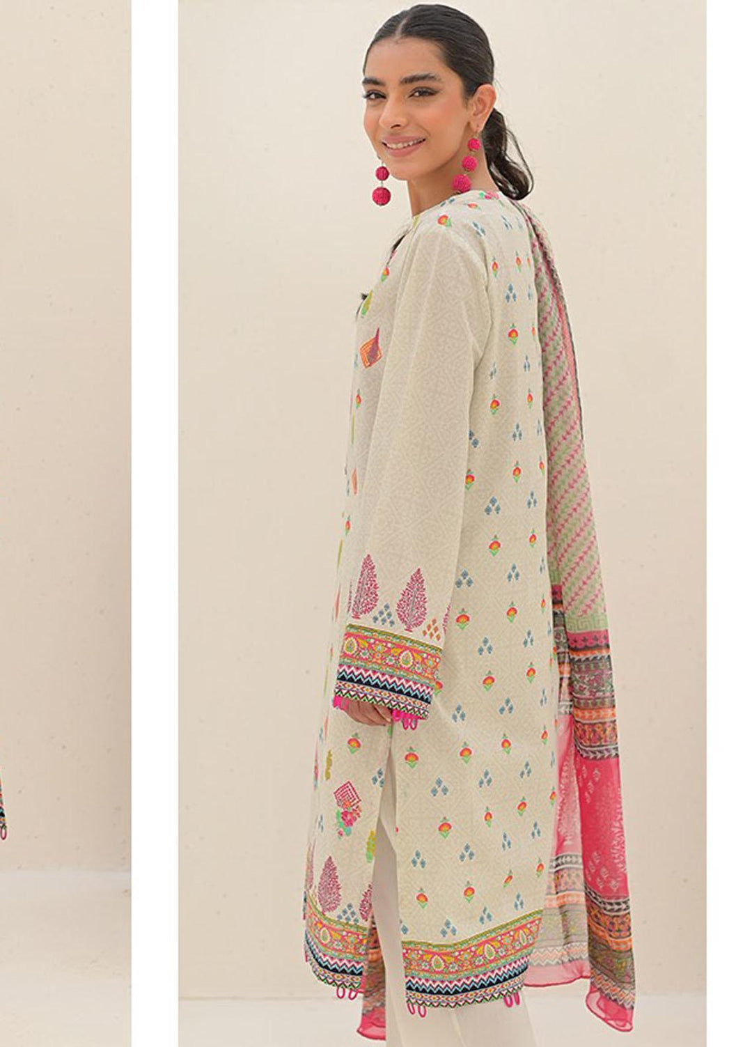 Zellbury Printed Lawn Suits Unstitched 3 Piece ZB23L-V4 WUS23X30226 - Summer Collection