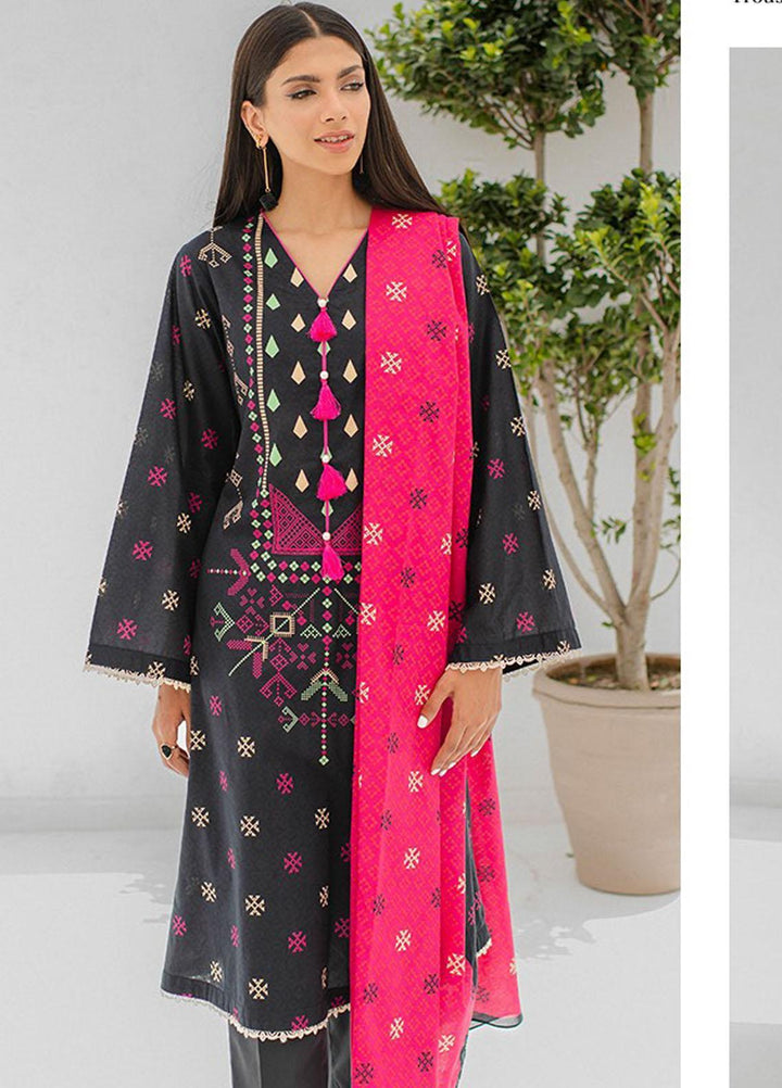 Zellbury Printed Lawn Suits Unstitched 3 Piece ZB23L-V4 WUS23X30304 - Summer Collection