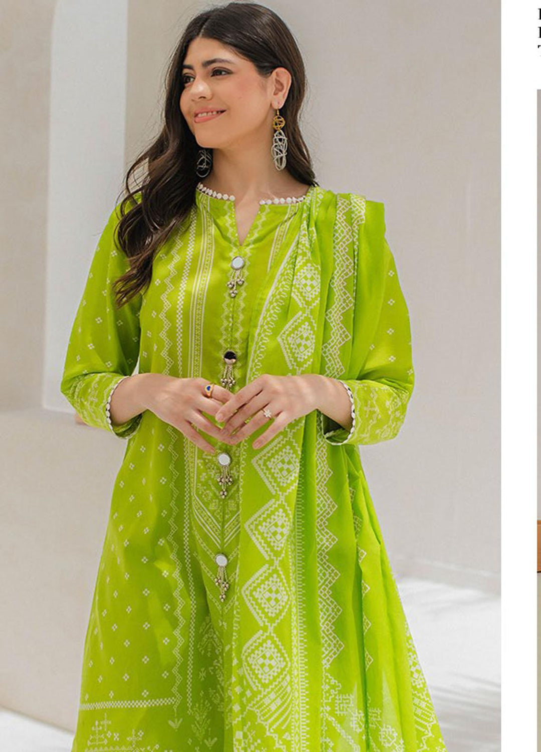 Zellbury Printed Lawn Suits Unstitched 3 Piece ZB23L-V4 WUS23X30346 - Summer Collection