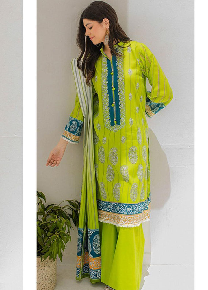 Zellbury Printed Lawn Suits Unstitched 3 Piece ZB23L-V4 WUS23X30331 - Summer Collection