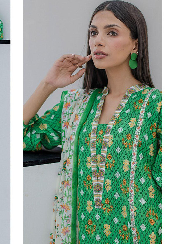 Zellbury Printed Lawn Suits Unstitched 3 Piece ZB23L-V4 WUS23X30327 - Summer Collection
