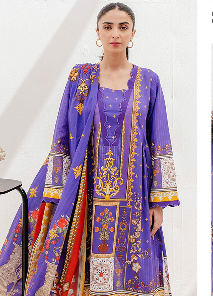 Zellbury Printed Lawn Suits Unstitched 3 Piece ZB23L-V4 WUS23X30332 - Summer Collection