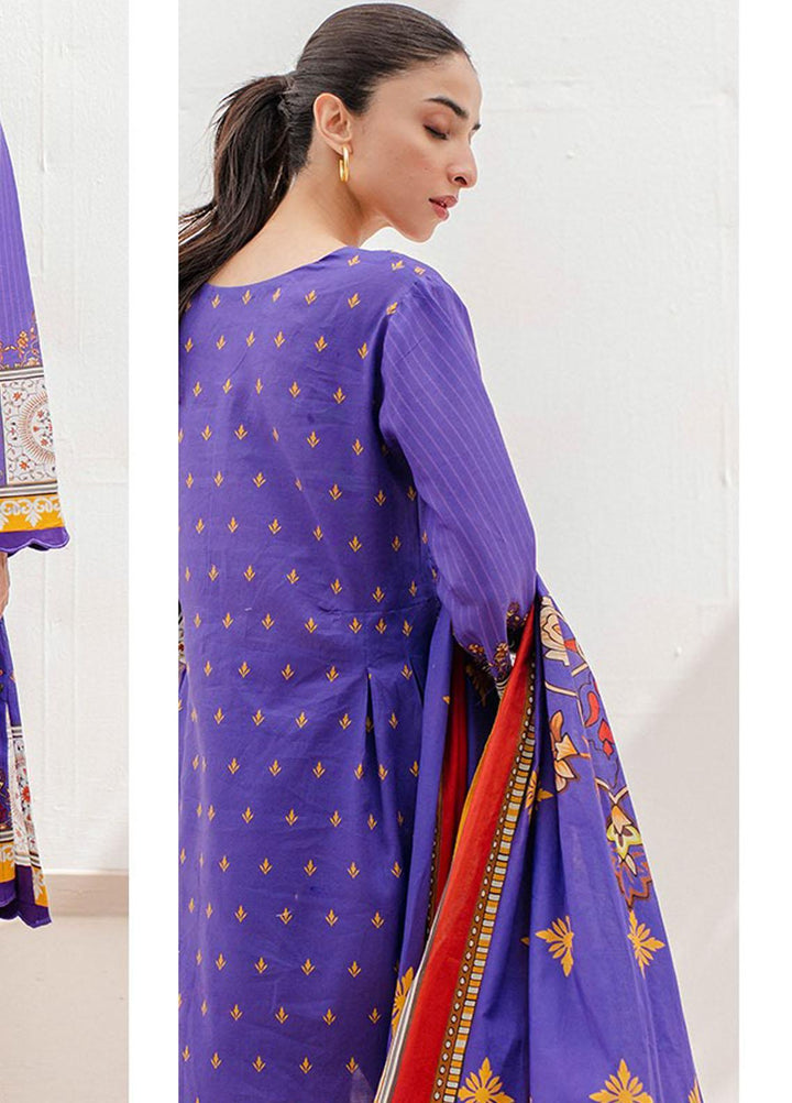 Zellbury Printed Lawn Suits Unstitched 3 Piece ZB23L-V4 WUS23X30332 - Summer Collection