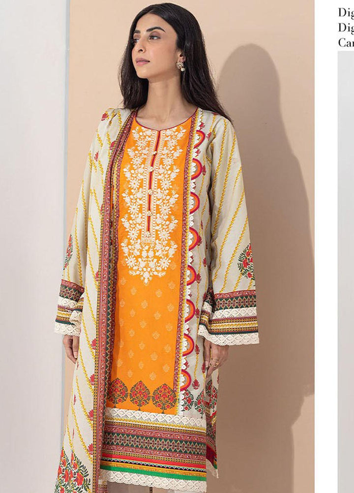 Zellbury Embroidered Lawn Suits Unstitched 3 Piece ZB23L-V4 WUS23E30425 - Summer Collection