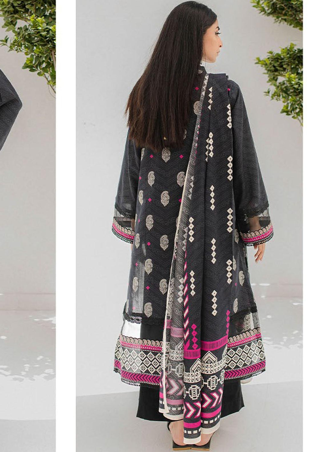 Zellbury Embroidered Lawn Suits Unstitched 3 Piece ZB23L-V4 WUS23E30355 - Summer Collection