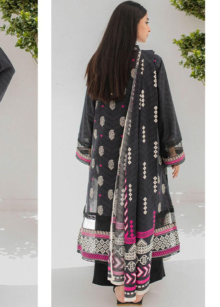 Zellbury Embroidered Lawn Suits Unstitched 3 Piece ZB23L-V4 WUS23E30355 - Summer Collection