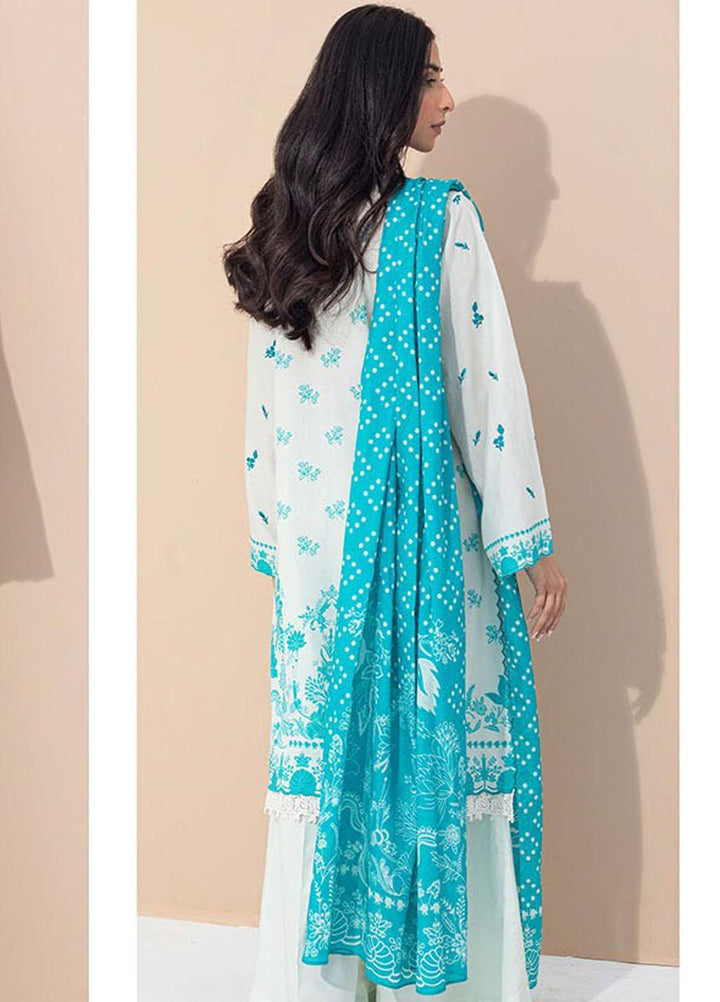 Zellbury Embroidered Lawn Suits Unstitched 3 Piece ZB23L-V4 WUS23E30353 - Summer Collection
