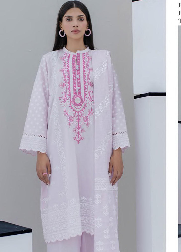 Zellbury Embroidered Lawn Suits Unstitched 3 Piece ZB23L-V4 WUS23E30276 - Summer Collection