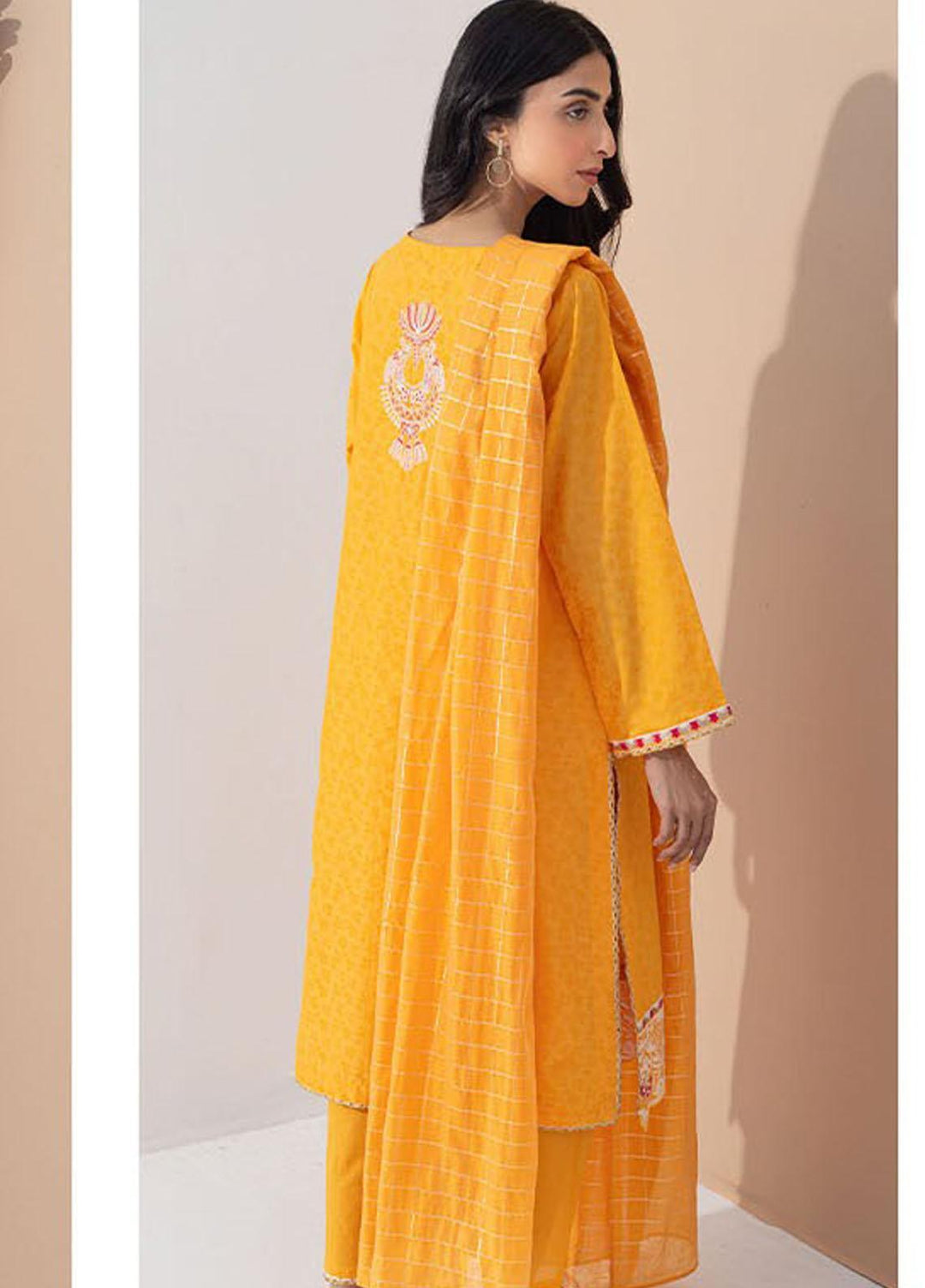 Zellbury Embroidered Jacquard Suits Unstitched 3 Piece ZB23L-V4 WUS23E30364 - Summer Collection