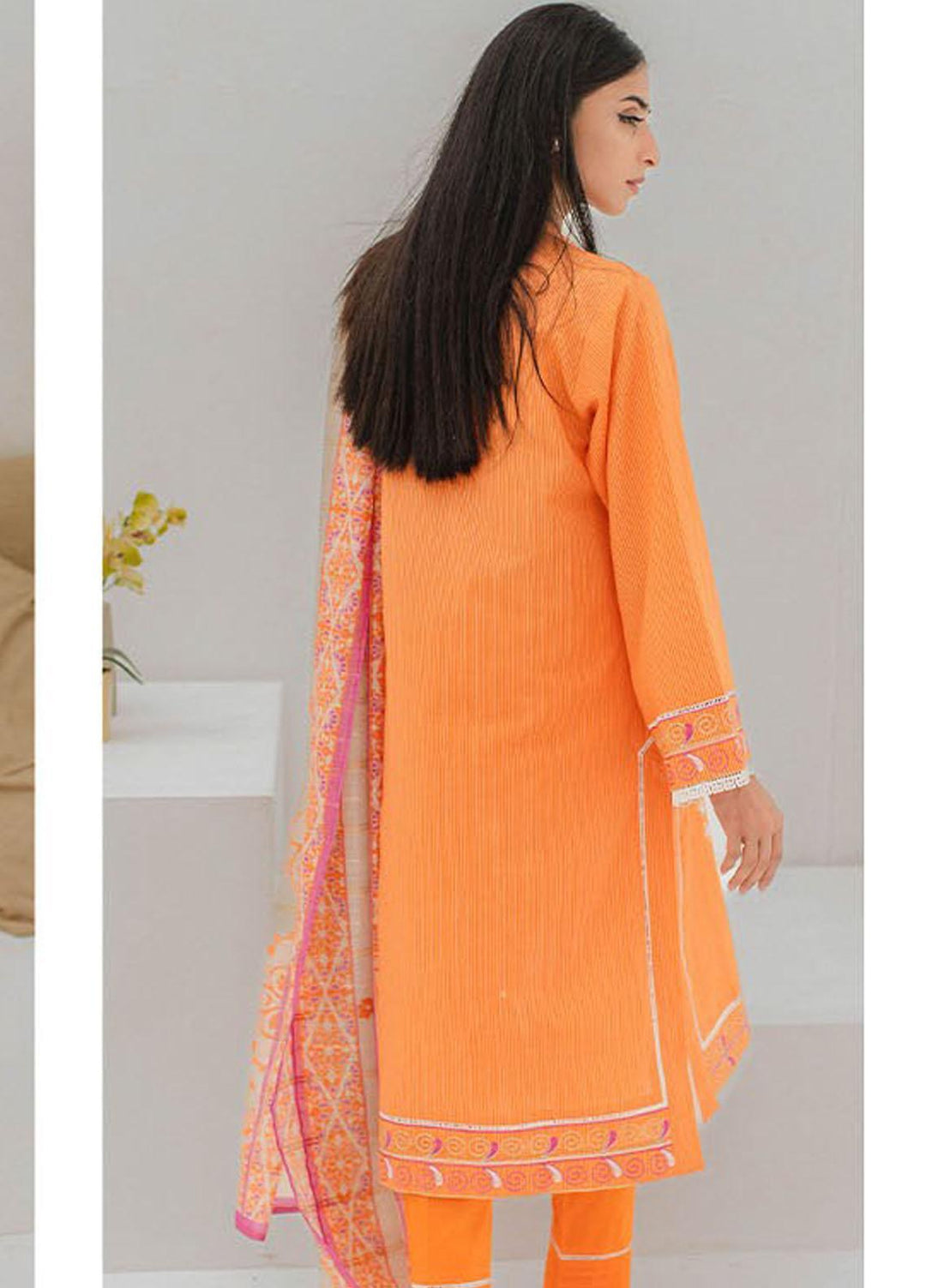 Zellbury Embroidered Lawn Suits Unstitched 3 Piece ZB23L-V4 WUS23E30185 - Summer Collection