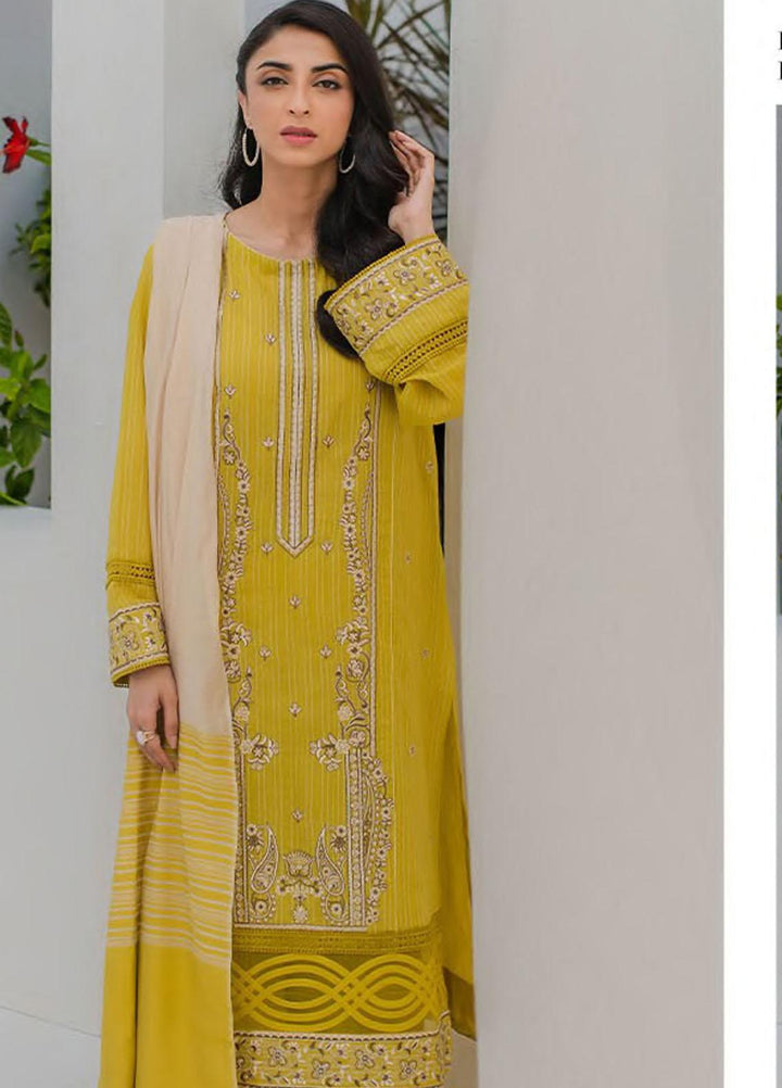 Zellbury Embroidered Lawn Suits Unstitched 3 Piece ZB23L-V4 WUS23E30378 - Summer Collection