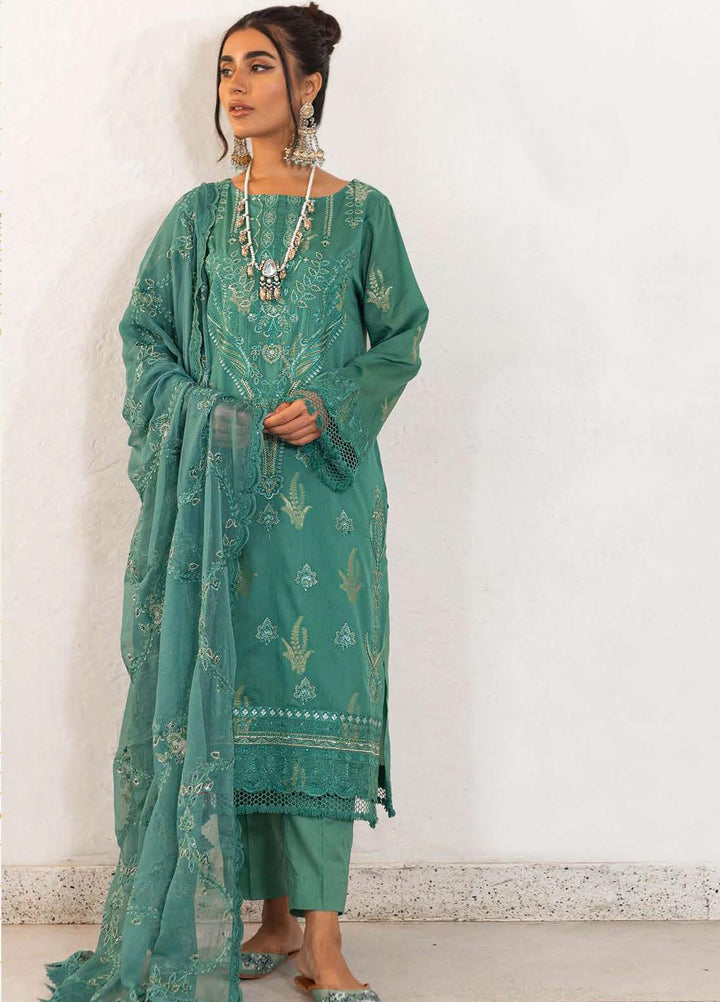 Zellbury Embroidered Jacquard Suits Unstitched 3 Piece ZB22UL WULC22E30318 - Luxury Collection