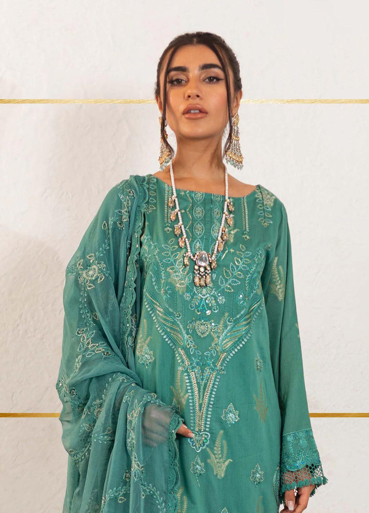Zellbury Embroidered Jacquard Suits Unstitched 3 Piece ZB22UL WULC22E30318 - Luxury Collection