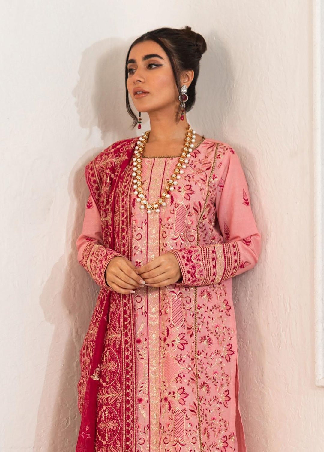 Zellbury Embroidered Cotton Suits Unstitched 3 Piece ZB22UL WULC22E30322 - Luxury Collection