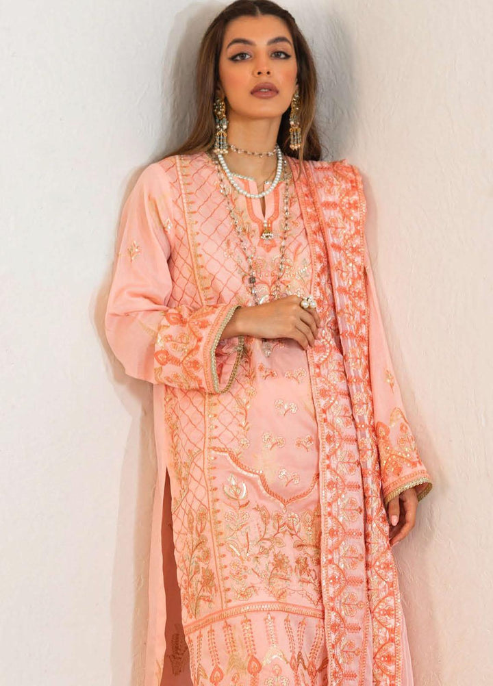 Zellbury Embroidered Jacquard Suits Unstitched 3 Piece ZB22UL WULC22E30324 - Luxury Collection