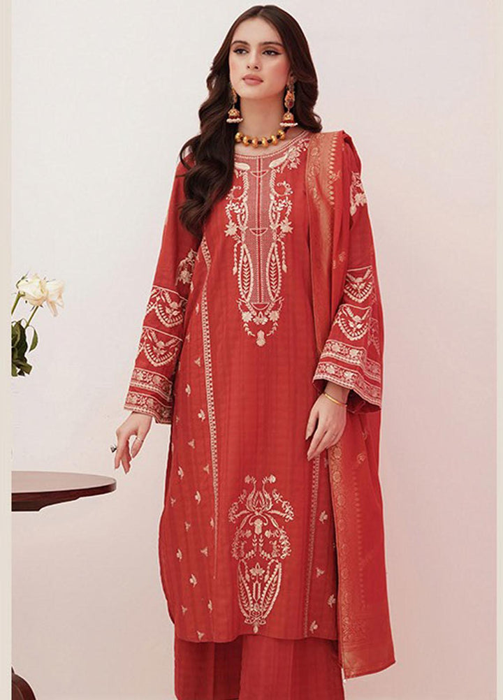 Zellbury Embroidered Lawn Suits Unstitched 3 Piece ZB23UL D-30350 - Luxury Collection